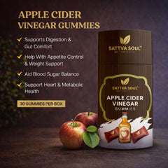SATTVA SOUL SHILAJIT GUMMIES APPLE CIDER VINEGAR 60 GUM
