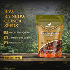 SATTVA SOUL RAINBOW QUINOA SEEDS 500 GM