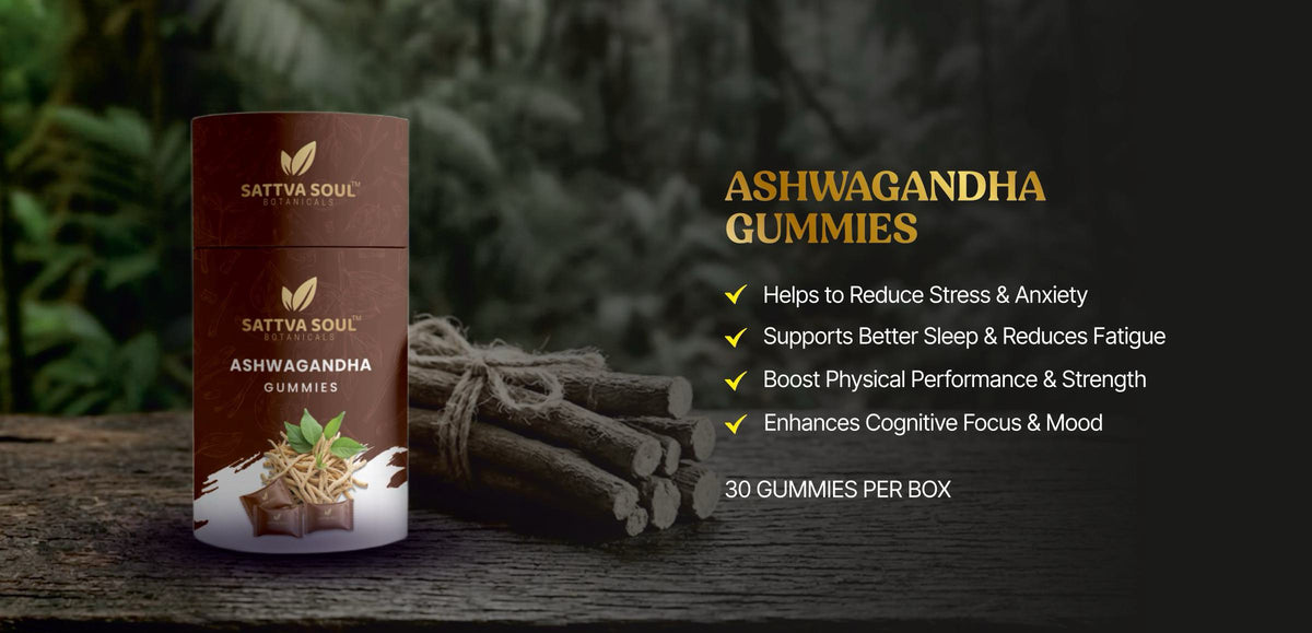 SATTVA SOUL SHILAJIT GUMMIES KSM ASHWAGANDHA 60 GUM
