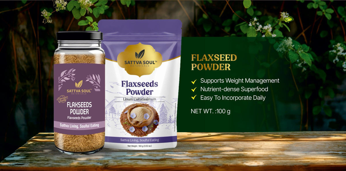 SATTVA SOUL FLAXSEEDS POWDER