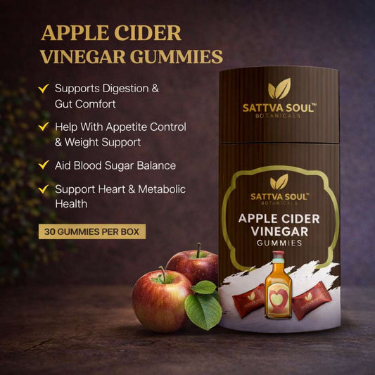 SATTVA SOUL SHILAJIT GUMMIES APPLE CIDER VINEGAR 60 GUM