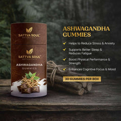 SATTVA SOUL SHILAJIT GUMMIES KSM ASHWAGANDHA 60 GUM