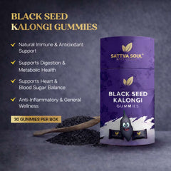 SATTVA SOUL GUMMIES BLACK SEED 30 GUM