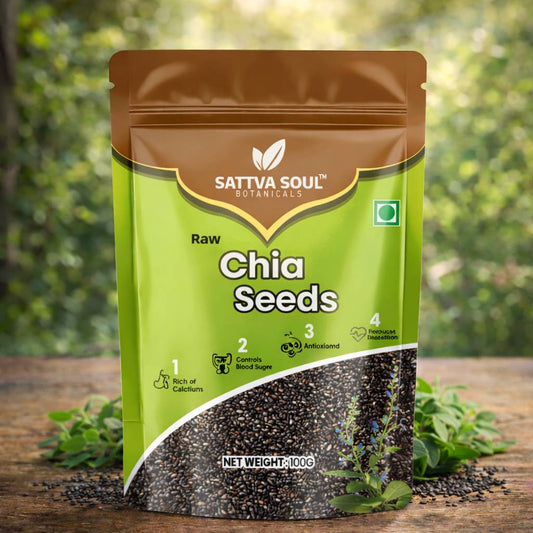 SATTVA SOUL CHIA SEEDS 100 GM