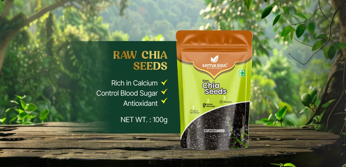 SATTVA SOUL CHIA SEEDS 100 GM
