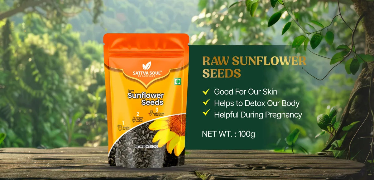 SATTVA SOUL SUNFLOWER SEEDS 100 GM