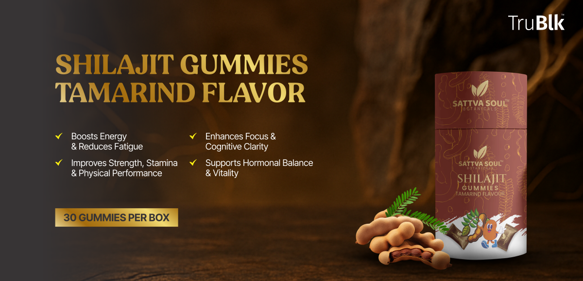 SATTVA SOUL SHILAJIT GUMMIES (TAMRIND) 60 GUM